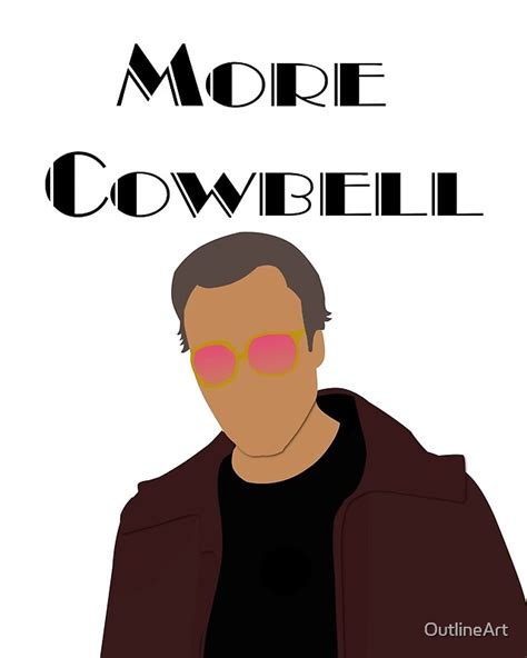 "SNL Christopher Walken More Cowbell Sketch" by OutlineArt | Redbubble