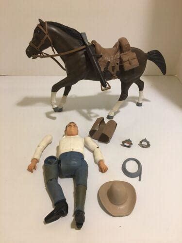 1966 BONANZA HOSS CARTWRIGHT Figure PLUS RANGE HORSE American Character ...