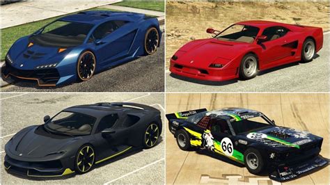 Top 5 best looking cars in GTA Online