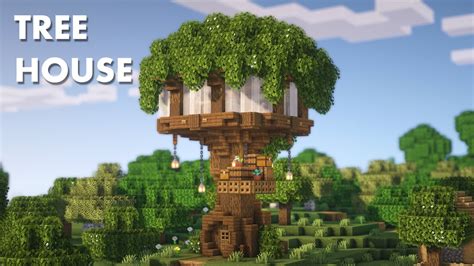 Minecraft | How to build a Treehouse | Tutorial - YouTube