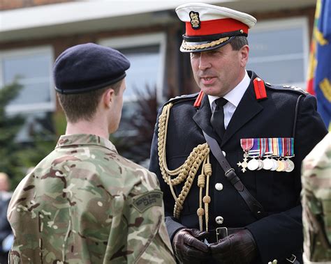 Senior Royal Marine opens school cadet force in Newcastle