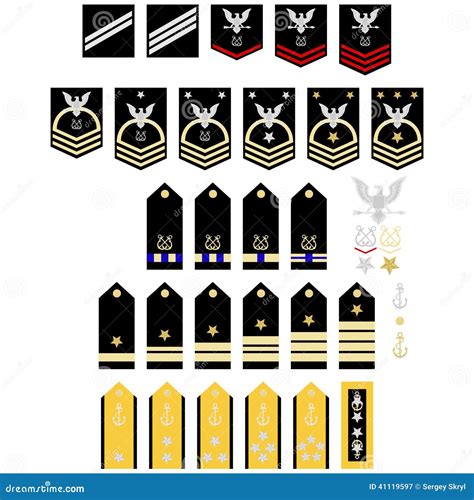 Insignia of the U.S. Navy stock vector. Illustration of picture - 41119597