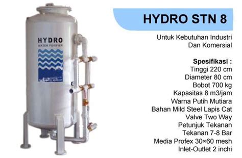 Filter Air Industri Type STN 8 dengan Kapasitas 8m3/jam | Air filter ...