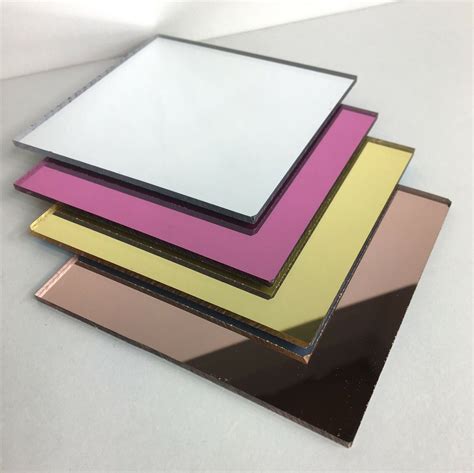 Acrylic mirror sheet perspex Rose gold silver pink mirror A3 A2 A1 ...