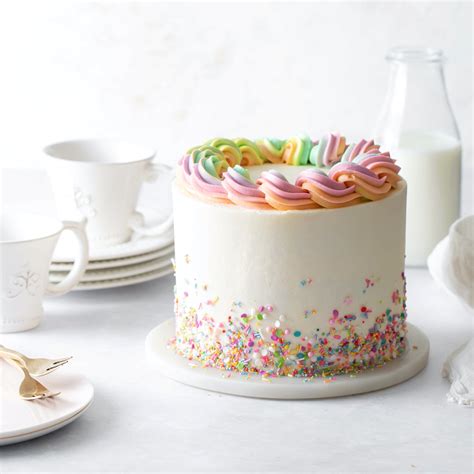 Rainbow Sprinkle Cake — Style Sweet