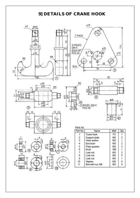 Crane Hook tutorial SolidWorks