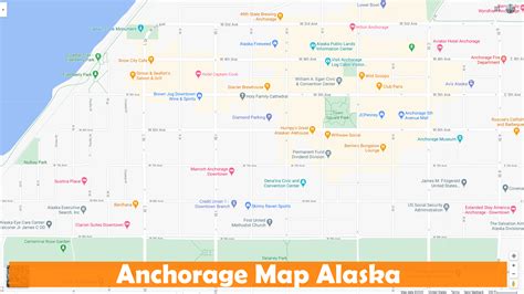 Anchorage, Alaska Map