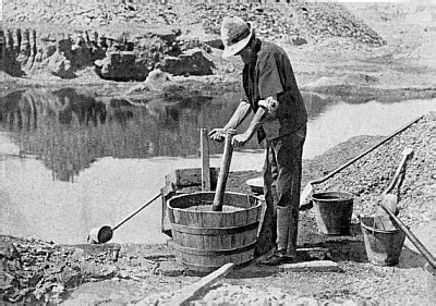 Puddling - Gold mining methods