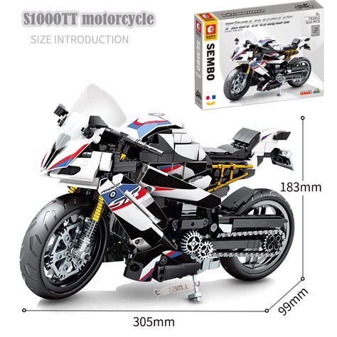 Lego Compatible BMW S1000RR Model Technic Series Motorcycle Building Block Bricks Toys | Shopee ...