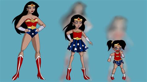 Wonder Woman Age Regression Sequence by Ar-Kayn on DeviantArt