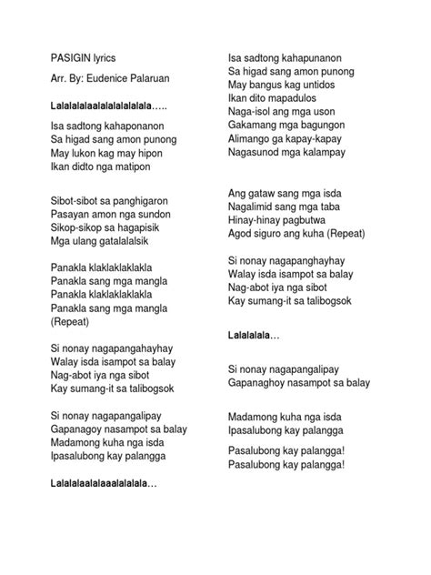 kumukutikutitap lyrics - philippin news collections