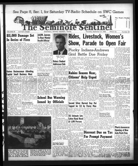 The Seminole Sentinel (Seminole, Tex.), Vol. 49, No. 44, Ed. 1 Thursday ...