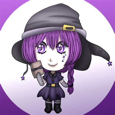 Chibi Witch (Kami) Konaki Rikou - Illustrations ART street