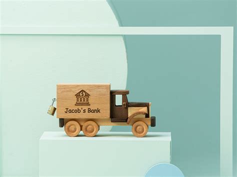 Piggy Banks for Boys Personalized Wooden Piggy Banks for - Etsy