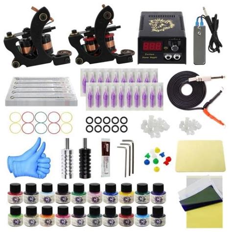 Complete Tattoo Kit for Beginners(id:10927320). Buy China tattoo kit, tattoo machine, tattoo ...