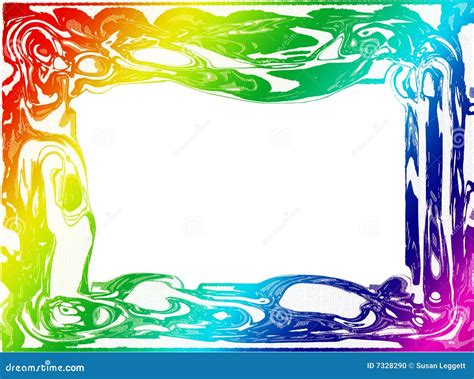 Colorful Border/Frame stock illustration. Illustration of colorful ...