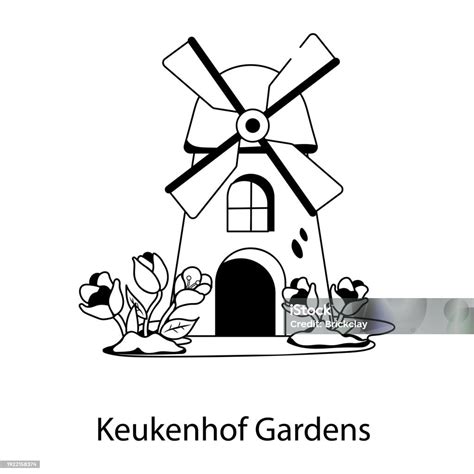 Keukenhof Gardens Stock Illustration - Download Image Now - Event, Flower, Garden - iStock