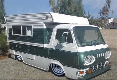 1966 Ford Econoline (Custom Camper) (With images) | Vintage motorhome, Cool old cars, Customised ...