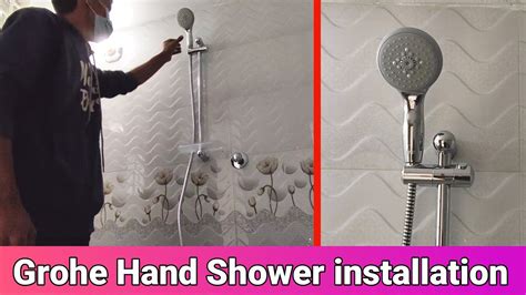 Grohe Hand Shower installation | Hand Shower Fitting for Bathroom ...