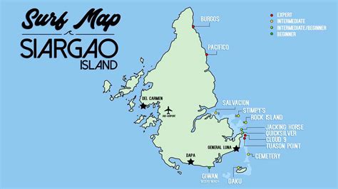 Siargao Island Surf Map - Surfing in Siargao Philippines - GETTING STAMPED