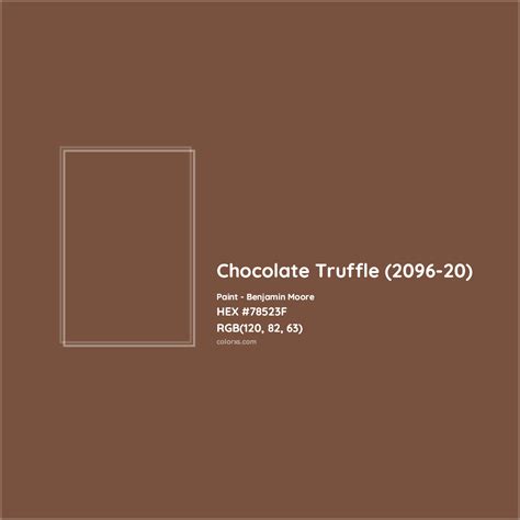 Chocolate Truffle (2096-20) Complementary or Opposite Color Name and Code (#78523F) - colorxs.com