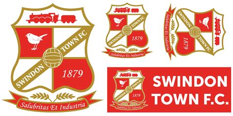 Swindon Town FC Crest & Personalised Name Wall Sticker | Etsy