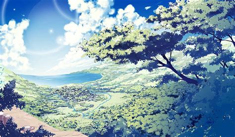 Anime Nature, Anime Nature Aesthetic HD wallpaper | Pxfuel