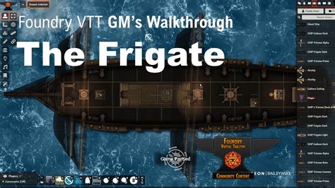 Foundry VTT Map: GM Tutorial for the Frigate, the Trireme and other ...