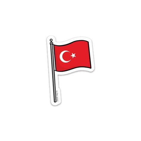 The Turkey Flag Sticker – blank tag co.