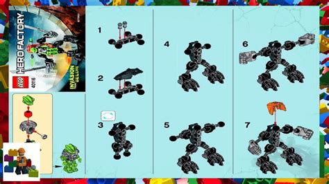 LEGO instructions - HERO Factory - 40116 - Hero Robot - YouTube