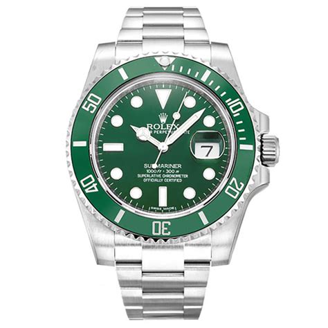 Rolex Submariner 116610 Lv Cadran Homme Vert Acier Inoxydable 316 Grade ...