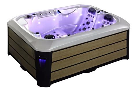 Joyee 2 Person Outdoor Hydro Spa Hot Tub 2 Lounge Mini Hot Tub Japan Home Sex Massage Lazy Hot ...