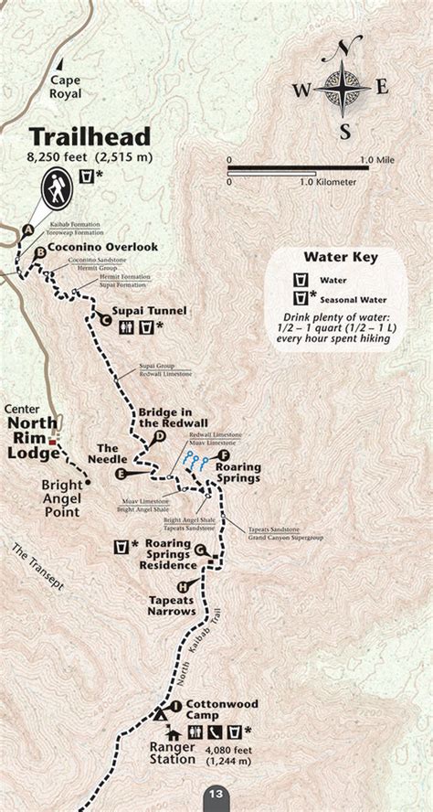 North Kaibab Trail Guide – Grand Canyon Conservancy Store