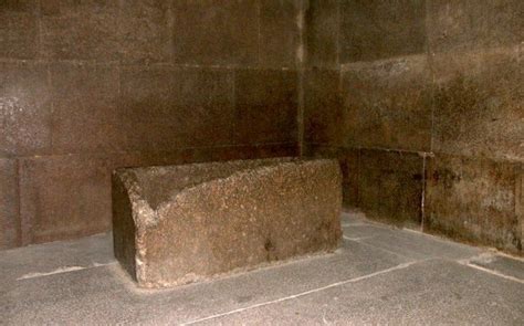 The granite sarcophagus of the King's Chamber remains empty after 4,500... | Download Scientific ...