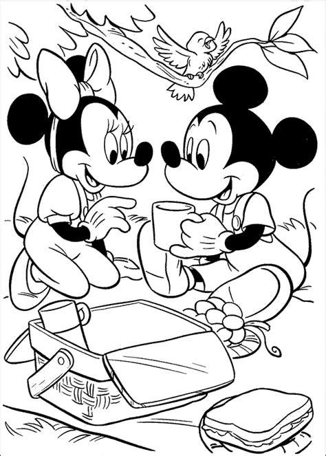 Print & Download - Free Minnie Mouse Coloring Pages