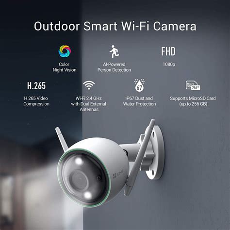 EZVIZ C3N 1080P IP Camera Wireless Outdoor IP67 Wi-Fi Security Camera