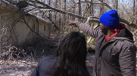 Pine Bluff family impacted by winter weather damage