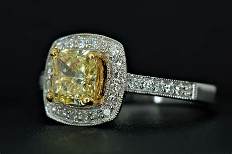 Natural Fancy Yellow Diamond Ring — Diamond Brokerage | Jewelry Store | Jewelry Repair ...