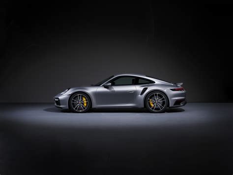 Photo Porsche 911, Turbo S, 2020, 992 Coupe Silver color 5040x3780