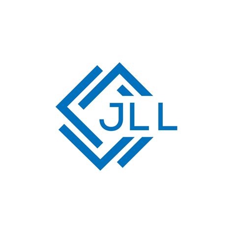 JLL letter logo design on white background. JLL creative circle letter logo concept. JLL letter ...