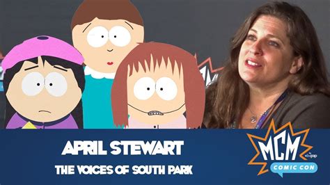 South Park Voice Actress April Stewart Interview from MCM Comic Con London - May 2018 - YouTube