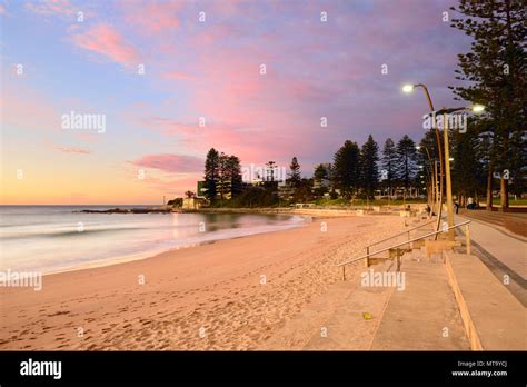 Dee Why Beach at Dawn, Dee Why, Sydney, New South Wales (NSW ...