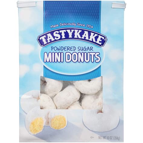 Tastykake Powdered Sugar Mini Donuts, 3-Pack 10 oz. Bags - Walmart.com