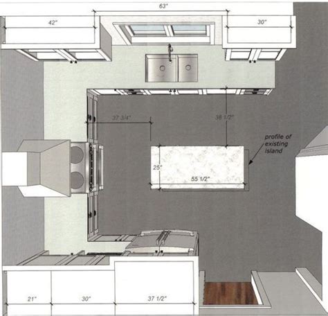 Detailed All-Type Kitchen Floor Plans Review - Small Design Ideas