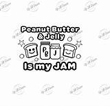 Peanut Butter And Jelly Sandwich Coloring Page Pages sketch template