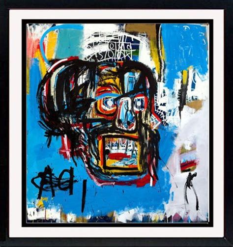 Large Basquiat Skull Custom Framed Print | Etsy