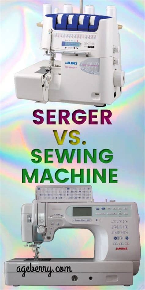 Serger vs. sewing machine