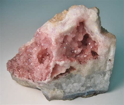 Pink Rose Quartz Geode Display Specimen From Brazil Drusy - Etsy