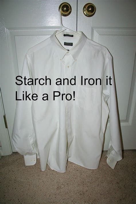 Hand-Made Gifts Are Best: How to starch and iron a shirt the more ...