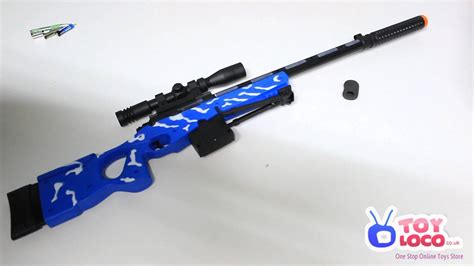 Long Toy Gun Sniper Rifle With Scope And Light - ToyWalls